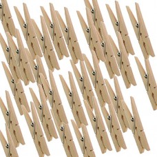 RMB® Lot de 48 pinces à linge en bois Longueur env. 7 cm - B06XFLP88J